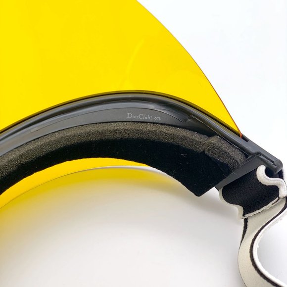 💯 NEW DIOR CLUB 1 OTL Yellow Visor Hat DIORClub1 - Picture 13 of 15